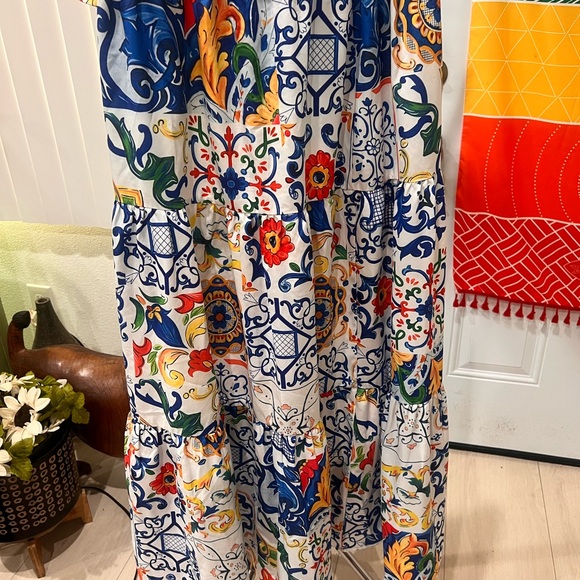 Colorful Patterned Two-Piece Set - Picture 3 of 5